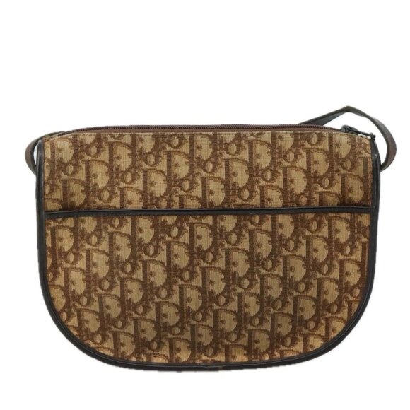 Christian Dior Trotter Canvas Shoulder Bag Brown Auth 105487 - Picture 3 of 16